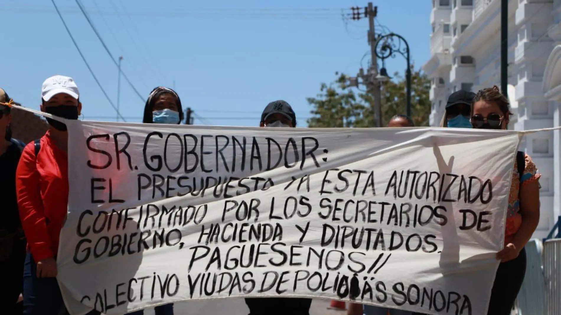 viudas de policías en Hermosillo